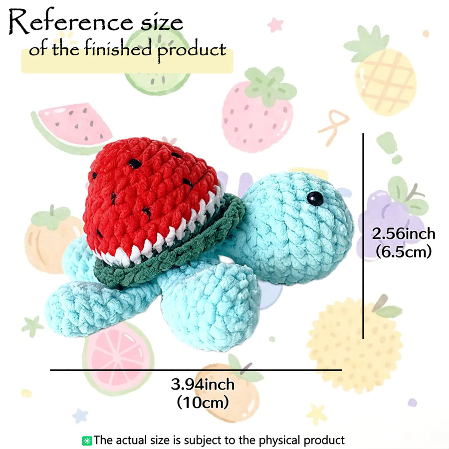 YAMAXIN Waterm Turtle Häkel-Set, Amigurumi-Haken-Set, 1-teiliges Set - Bild 2