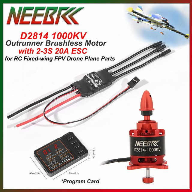 NEEBRC Outrunner Bürstenloser Motor mit 20A ESC, Modellteil - Bild 1
