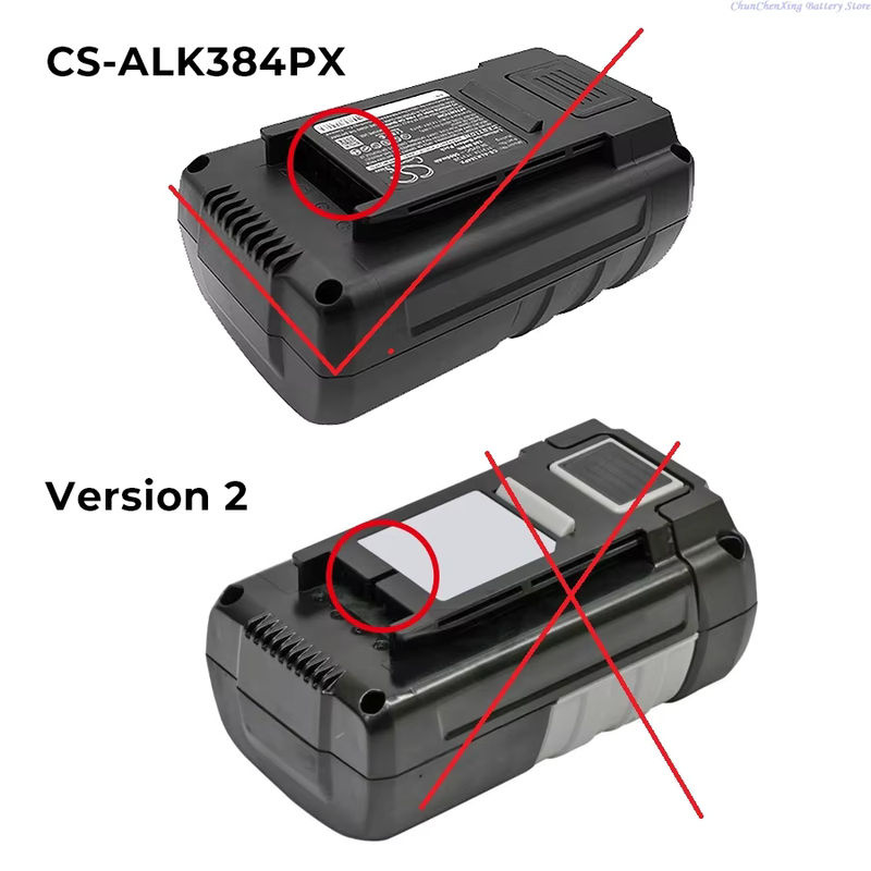 AL-KO Akku für Rasenmäher 36,0 V 5000 mAh Schwarz für AL-KO 38.4LI DC-3630LI Comfort 38,4 Li - Bild 2