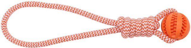 YJSTY Champion Trophäe Plüsch Hundespielzeug, Tauziehen, Orange - Bild 1