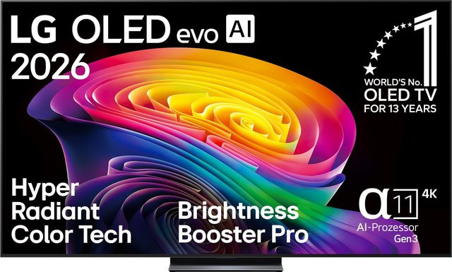 LG OLED83C69LB OLED evo AI TV 4K Ultra HD Smart-TV mit 83 Zoll Display, 120 Hz, HDR und Sprachsteuerung - Bild 1