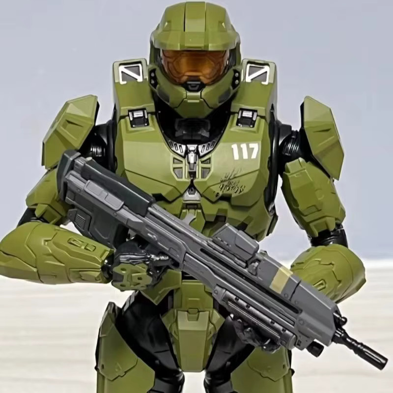Bandai Halo Master Chief Mjolnir Mark V1, Artikulierte Actionfigur, 1/12 Scale - Bild 5