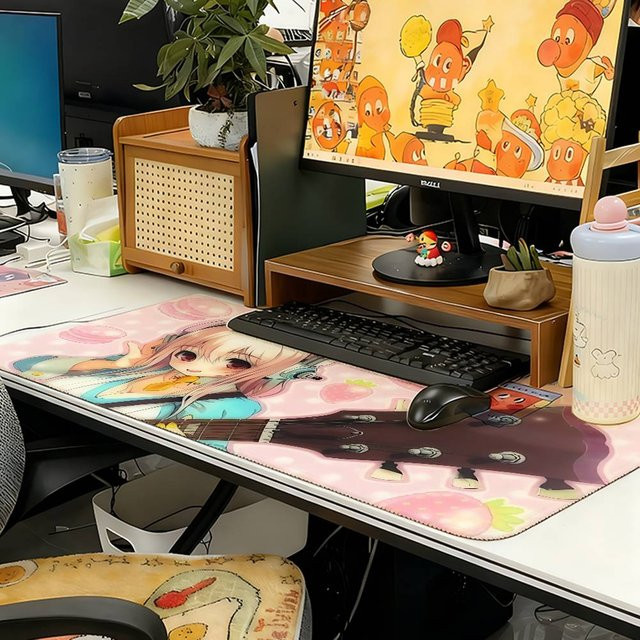 S-SUPER SONICO Mauspad mit Landschaftsdesign, große Schreibtischunterlage für Laptop und Tastatur, Multicolour - Bild 1