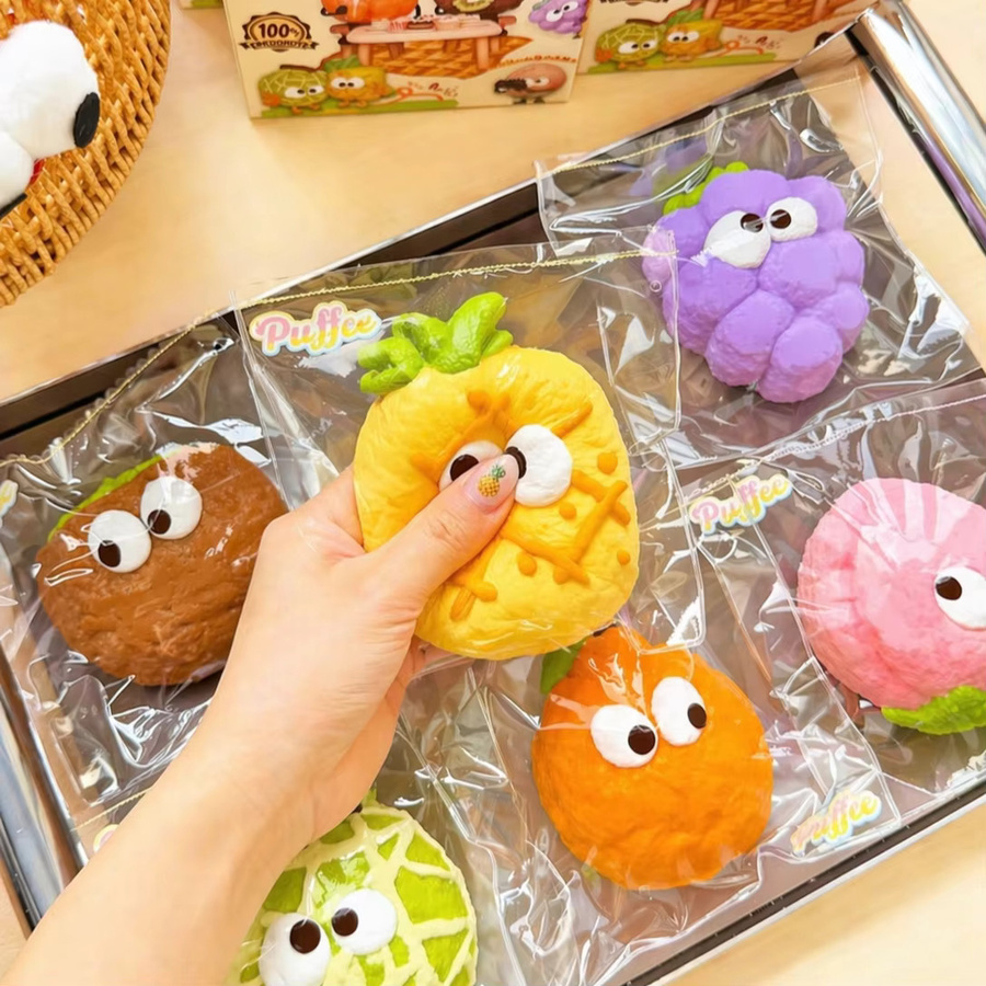 Fruit Rascals Squishy Blind Box, Quetschspielzeug, Silikon, Bunt - Bild 2