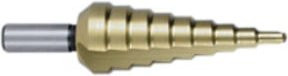 RUKO Stufenbohrer HSS Gr. 1 in Titan-Optik mit gerader Nut - Bild 1