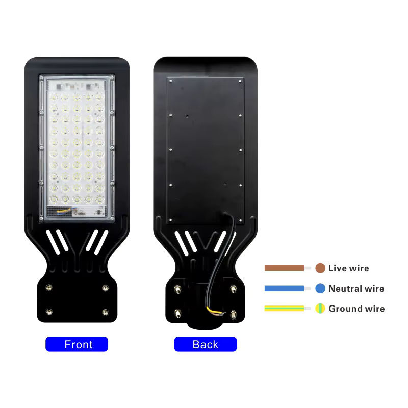 DSELCHUN LED Außenflutlicht Strahler IP65 wasserdichte Wandleuchte Schwarz 220 V für Garten, Straße und Weg - Bild 2