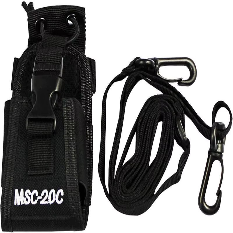 Gmarty Multifunktionales Radio-Walkie-Talkie-Halter Set MSC-20C Universaltasche aus Nylon in Schwarz für UV-5R TYT ICOM - Bild 1