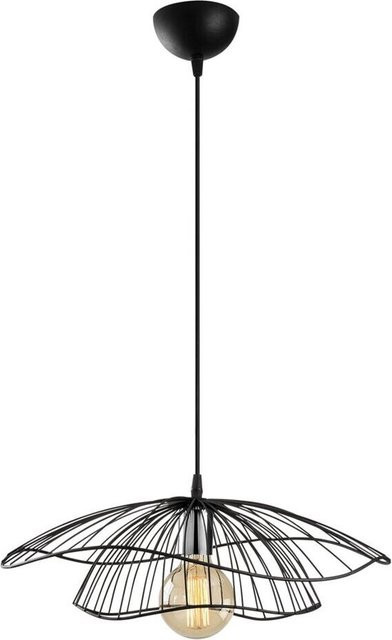 Opviq Pendelleuchte Tel in Schwarz aus Metall mit E27 Fassung, Höhe: 111 cm, Breite: 50 cm, Tiefe: 50 cm - Bild 1