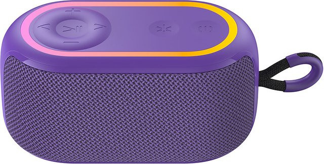 HAVIT SK809BT Bluetooth Tragbarer Lautsprecher mit 7W, RGB und Wasserdichtigkeit in Lila - Bild 1