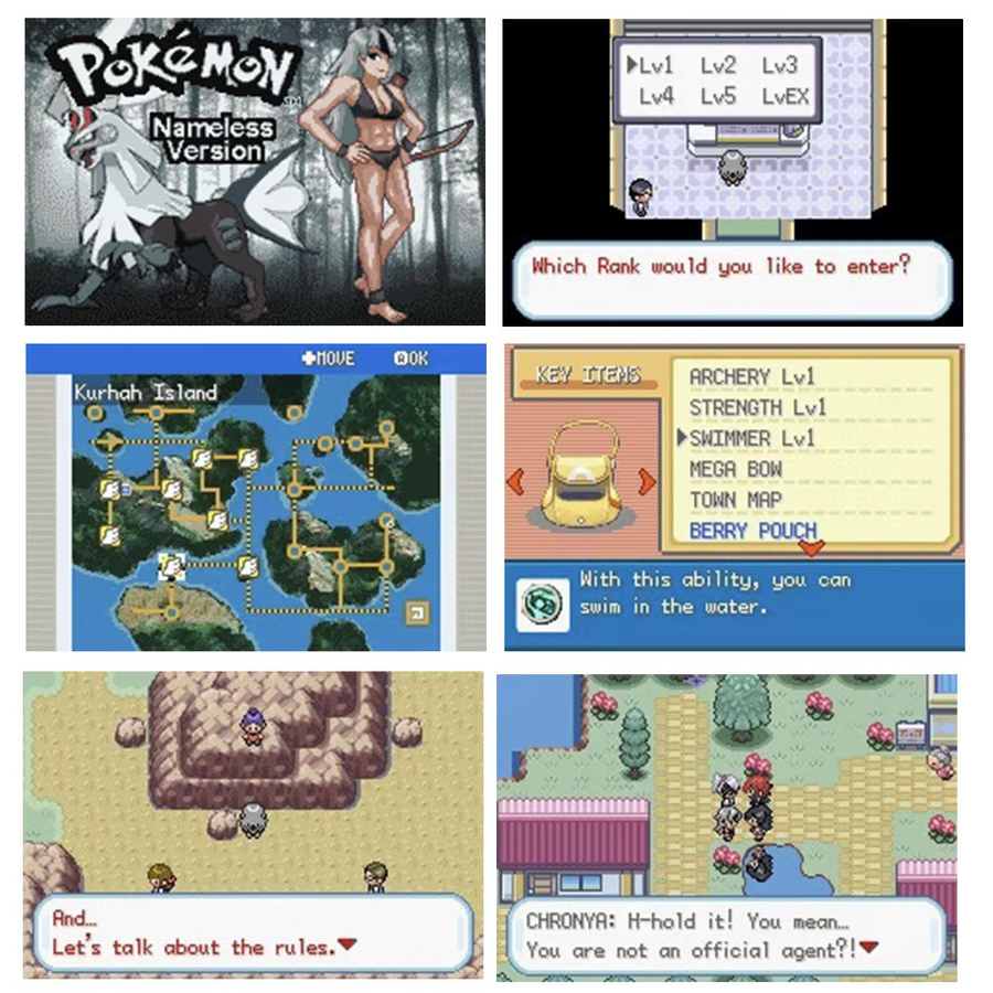 Pokemon NAMELESS Version 1 M Flash Cart GBA Spielmodul USA-Version für Videospielkonsolen mit englischem ROM Hack - Bild 2