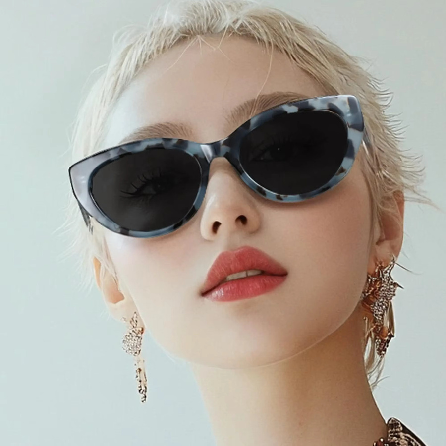 BLUEMOKY Cat-Eye Sonnenbrille, Acetat, Vollrand, Damen - Bild 2