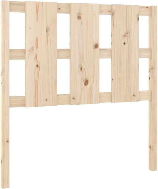 vidaXL Kopfteil aus Massivholz Kiefer in rustikalem Design, B/H/T: 95,5 x 100 x 4 cm - Bild 1