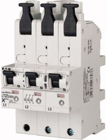 Eaton SLS-Schalter 3p selektiv LSHU-E63/3-KL MCB in Weiß - Bild 1