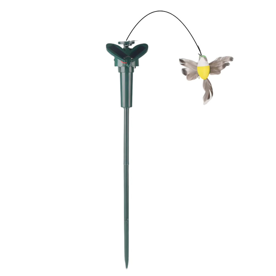Solarbetriebener flatternder Schmetterling als dekorativer Gartenstecker für Outdoor und Rasendekoration - Bild 1