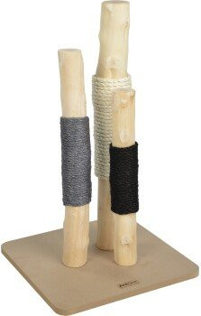 AniOne Kratzsäule für Katzen in Beige mit ersetzbarem Sisal, B/T/H: 39 x 39 x 67 cm - Bild 1