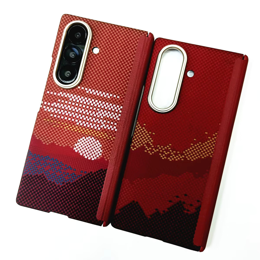 Schlanke Aramid-Carbonfaser Hülle für Samsung Galaxy Z TriFold Fold7 mit MagSafe Funktion und stoßfestem Schutz - Bild 2