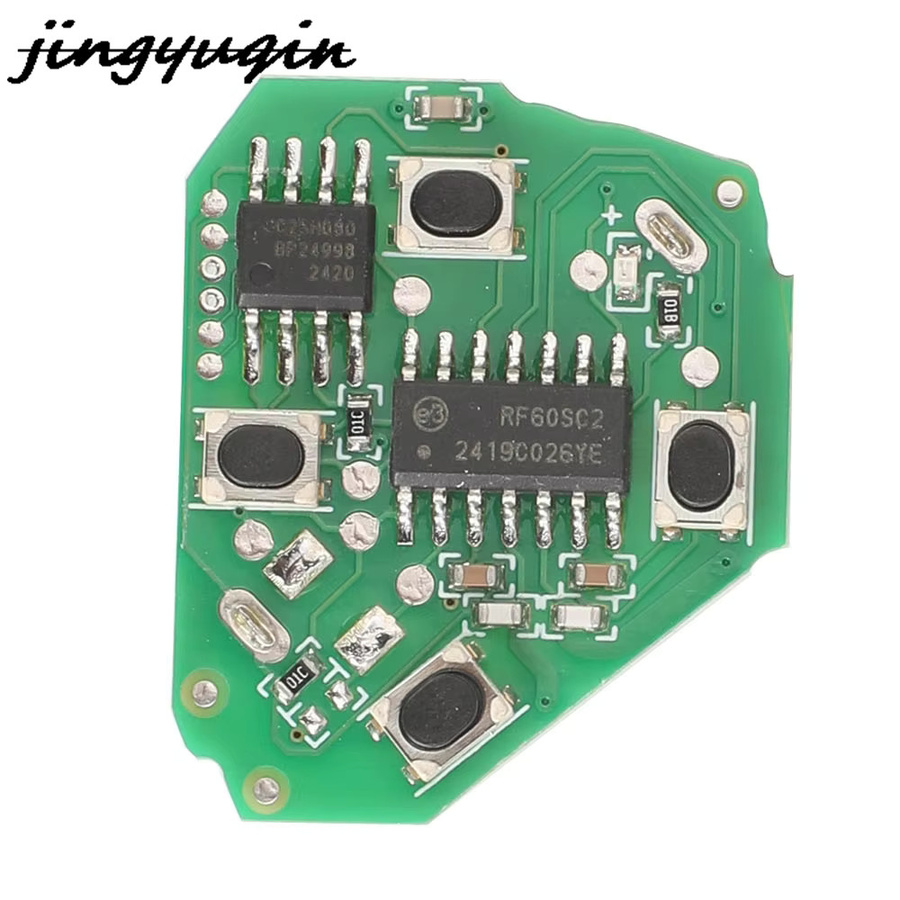 Jingyuqin Smart Auto Schlüssel Fob mit 2 Tasten, 433 MHz ID46 Chip, Farbe: Schwarz, für Isuzu D-Max, Holden Colorado und M-UX/MUX - Bild 5