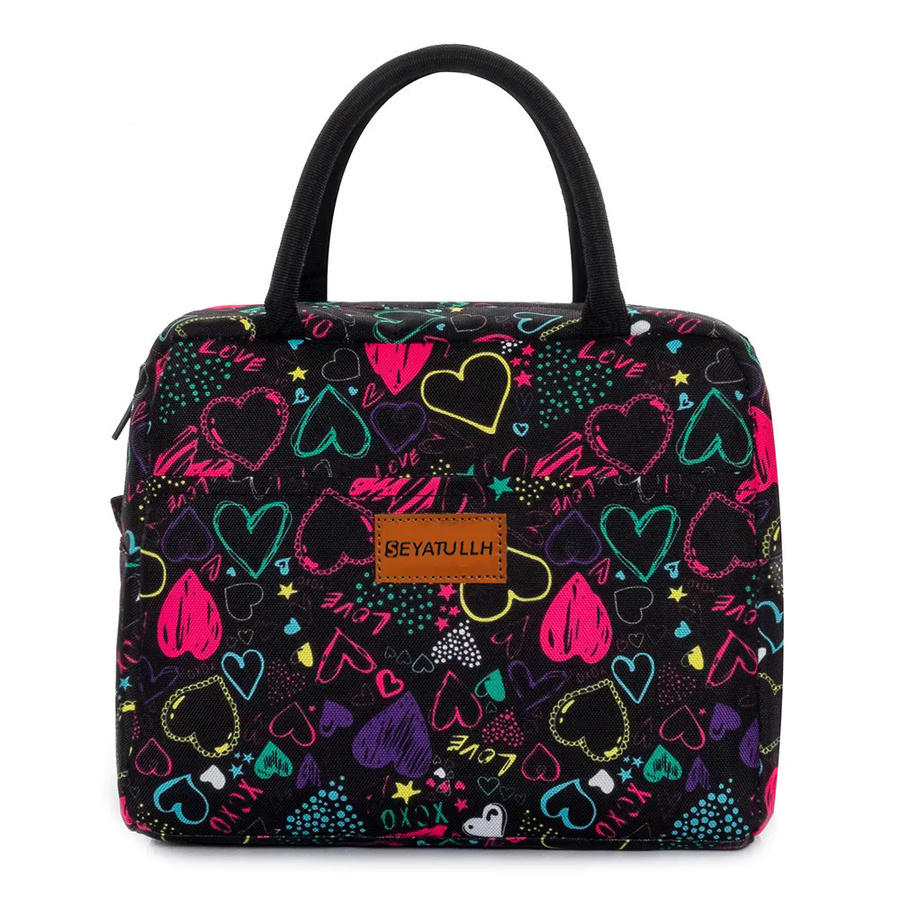 Isolierte Lunchtasche von SEYATULLH in Multicolour für Picknick, Schule und Outdoor - Bild 2