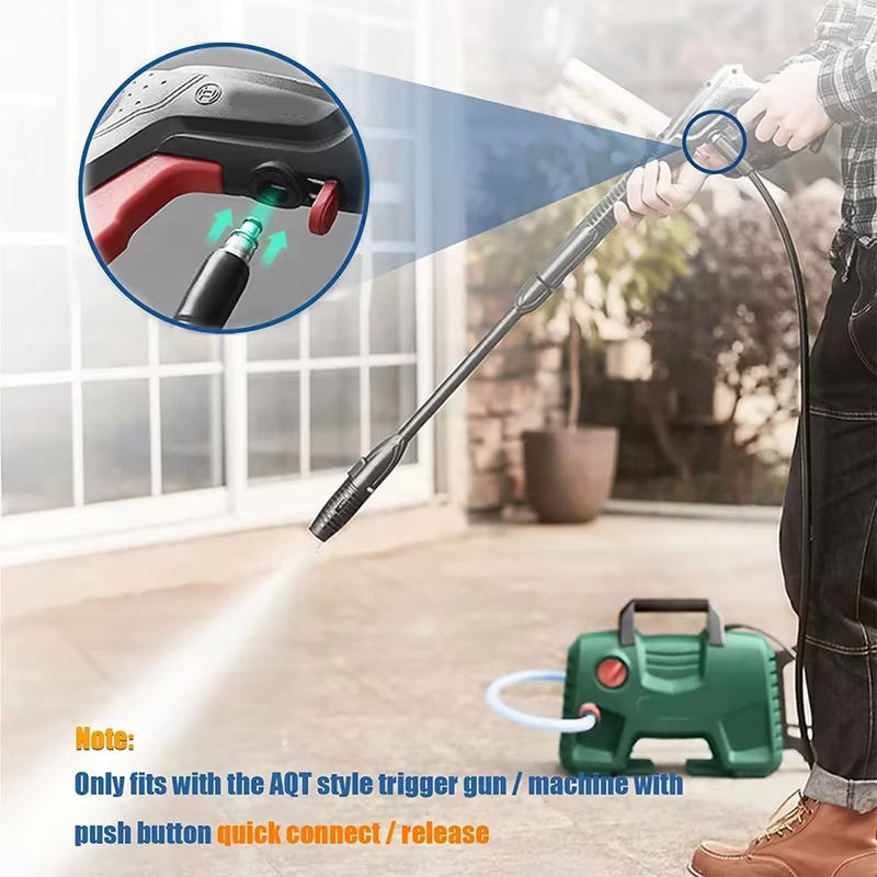 Hochdruckreiniger Verlängerungsschlauch mit Schnellkupplung für Bosch und Black Decker zum Autowaschen und Reinigen - Bild 6