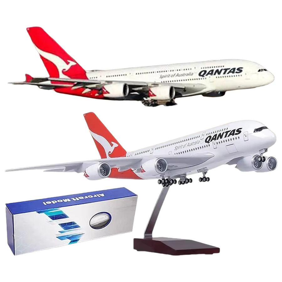 ZOCO Australian Airlines A380 Qantas Civil Aviation Flugzeugmodell, 1:160 - Bild 6