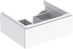 Geberit Waschtischunterschrank Xeno2 in Weiß mit Schublade, Wandhängend, B/T/H: 58 x 22 x 46,2 cm - Bild 1