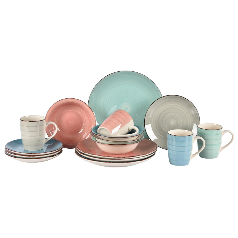 Mömax Kombiservice Verona Multicolor aus Keramik, 16-teilig - Bild 2