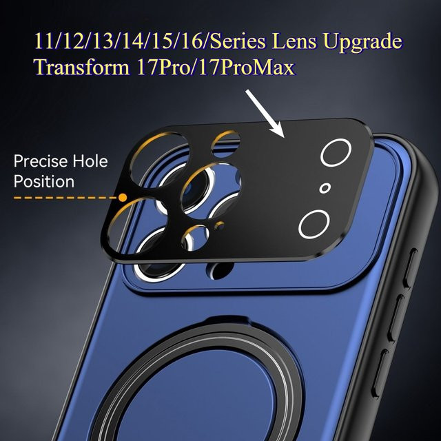 Magnetische Ladestation und Ring Halter Case für Apple iPhone 11 bis 17 Pro Max Serie in Purple - Bild 1