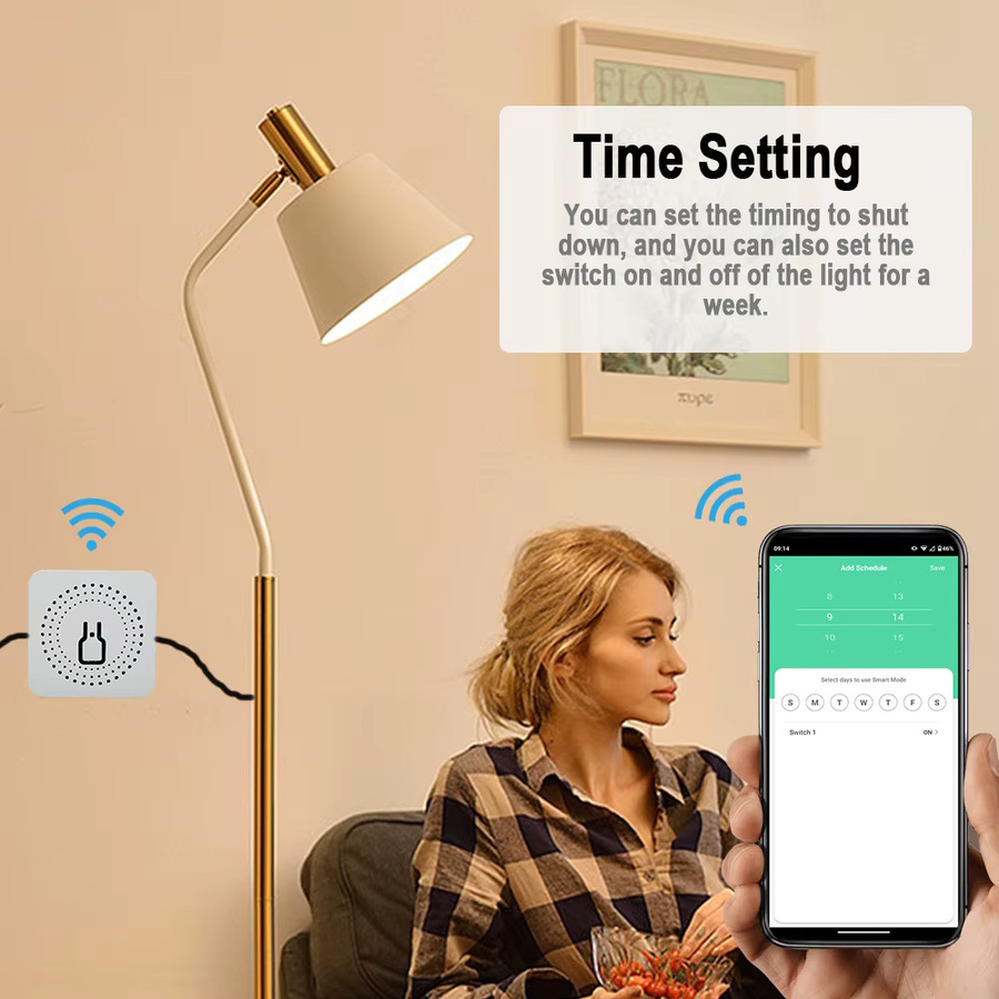 5er-Set Tuya Smart Switch WiFi Version mit Power Monitor, 2-Wege App-Steuerung, kompatibel mit Amazon Alexa und Google Assistant, Weiß - Bild 3