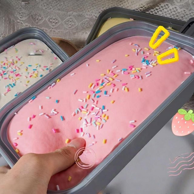 BC Pet Supplies Klebrige Box Kuchen Squishy Spielzeug, rosa - Bild 1