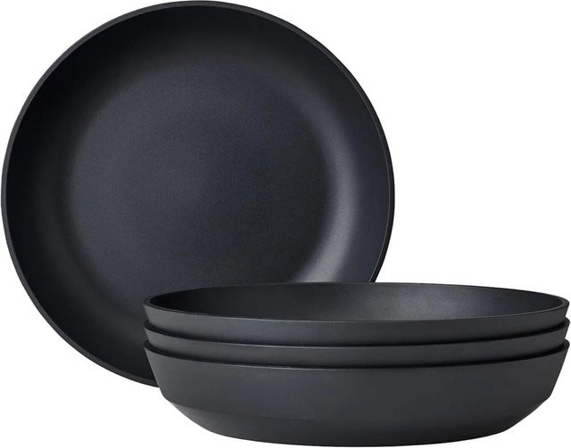Mepal Silueta Suppenteller 4er Set in Black, Durchmesser: 21 cm - Bild 1
