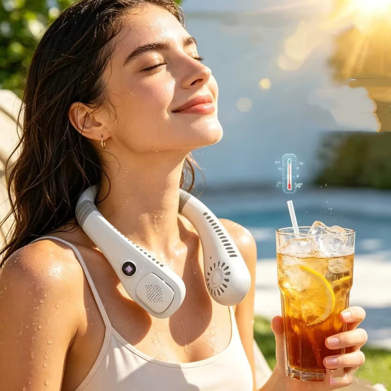 Redmi Xiaomi Nackenventilator ohne Rotorblätter in Weiß - Bild 3