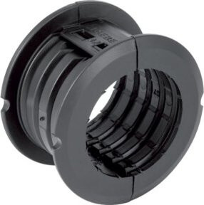 Geberit Mepla Rohrschellen-Einlegeschalen, 2-teilig, schwarz, Durchmesser: 40 mm - Bild 1