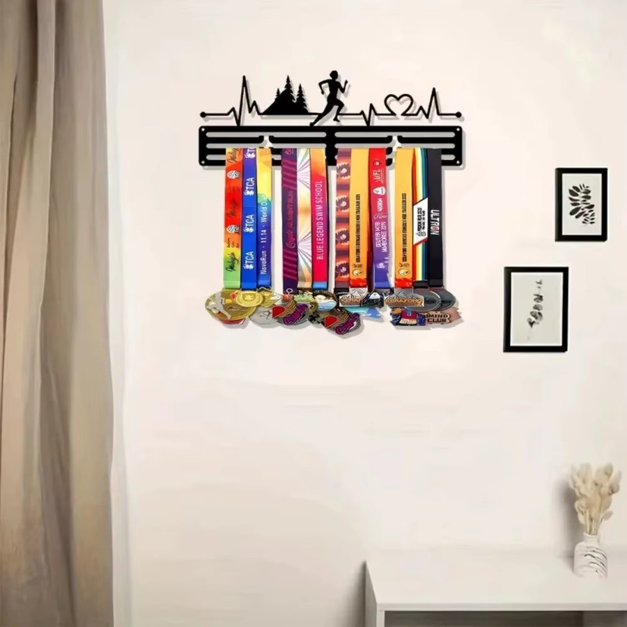 CIFBUY Moderne Aluminium-Wandkunst als Hut- und Kleiderhalter aus Metall für dein Wohnzimmer - Bild 3