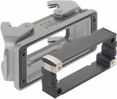 HARTING Anbaugehäuse 09 30 016 0391 in Grau aus Aluminium - Bild 1