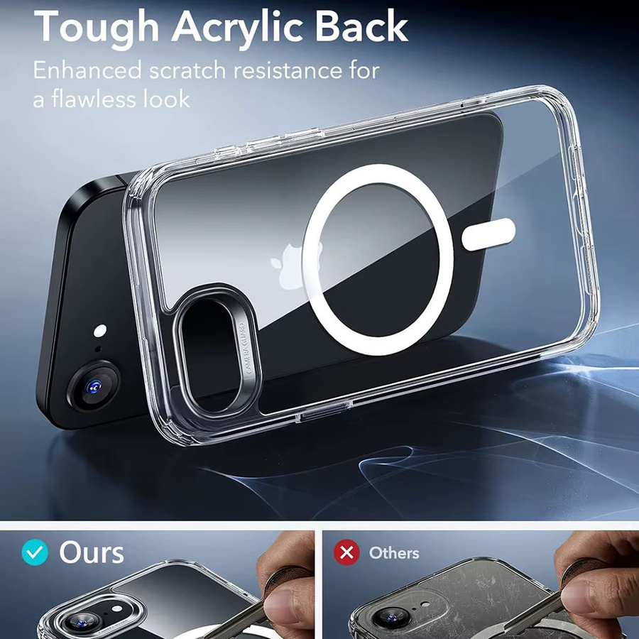 Transparente Magnetische MagSafe Schutzhülle aus Acryl für Apple iPhone 17E 16E 17 16 15 14 13 12 11 Pro Max - Bild 6