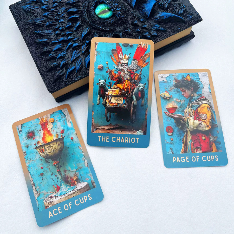 Destiny Ruins Tarot Deck, Kartenspiel, 78 Tarotkarten, ab 14 Jahre - Bild 4