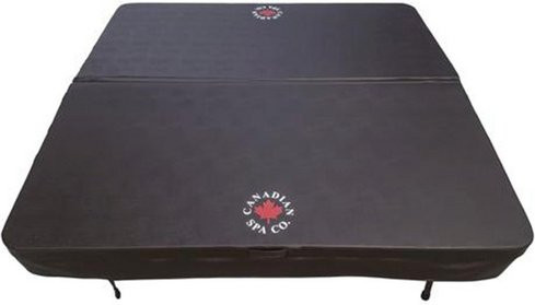 Canadian Spa Whirlpoolabdeckung Delux Thermal, braun, B/T: 223 x 223 cm - Bild 1