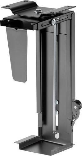 Digitus PC-Halterung zur Untertisch-Festmontage mit Easy-Locking in Schwarz - Bild 1
