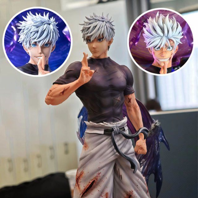 Bandai Gojo Satoru Anime Figur aus PVC, Multicolor, Höhe: 23 cm - Bild 1