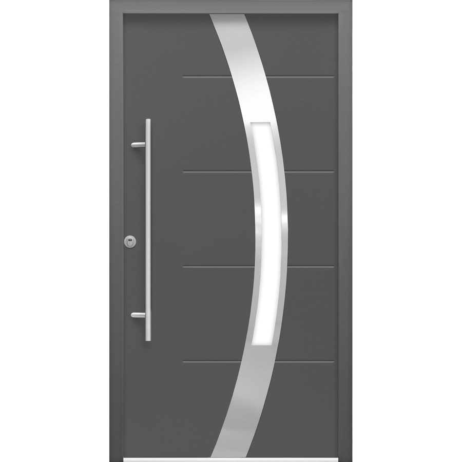 Splendoor Sicherheits-Haustür Thermospace Prime Prag RC2 Komfort in Anthrazit mit Glaseinsatz, B: 100 cm, H: 210 cm - Bild 2