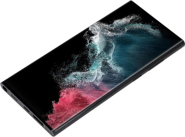Samsung Ersatz-LCD-Bildschirm mit Touch-Digitizer Display-Baugruppe für Galaxy S22 Ultra in Schwarz matt - Bild 1