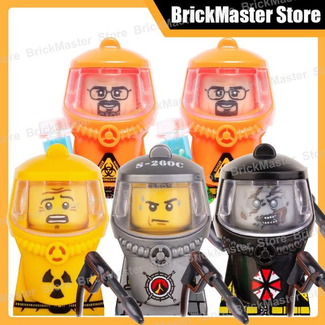 BRICKPANDA Stadt Halloween Soldat, Einzelfigur, Feuerwehr, Bunt / Mehrfarbig - Bild 1