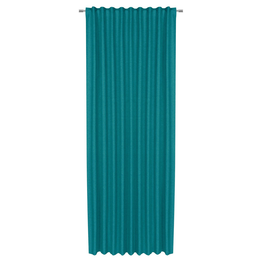 Mömax Fertigvorhang Ulrich in Hellblau, semi-transparent, B: 135 cm, H: 245 cm - Bild 1
