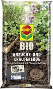Compo Bio Anzucht- und Kräutererde torffrei mit 10 l - Bild 1