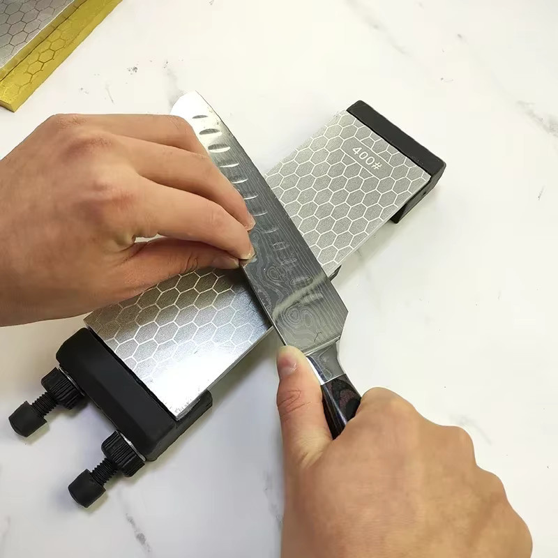 RSCHEF Multifunktions-Diamant-Schleifstein mit Silikon-Basis für Messer, Silber - Bild 2