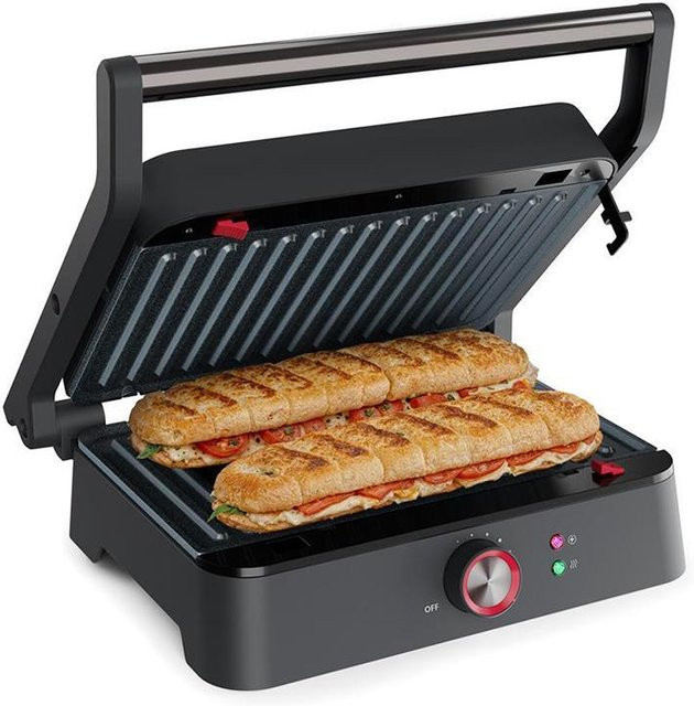 Princess Kontaktgrill 117502 in Schwarz mit herausnehmbaren Platten - Bild 1