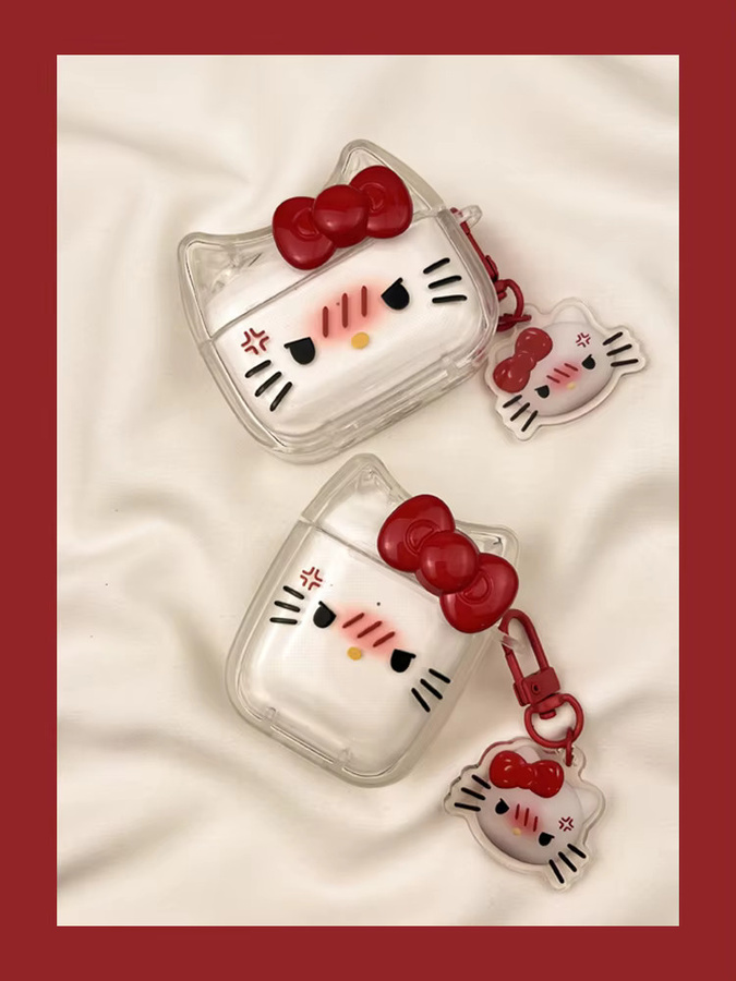 Sanrio KT Cat Schutzhülle für AirPods 3 und AirPods Pro 2 der 4. Generation kompatibel mit Bluetooth-Kopfhörern - Bild 3