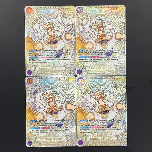 Bandai One Piece Luffy Charakterkarte, Sammelkarten, Gold, Englisch - Bild 1