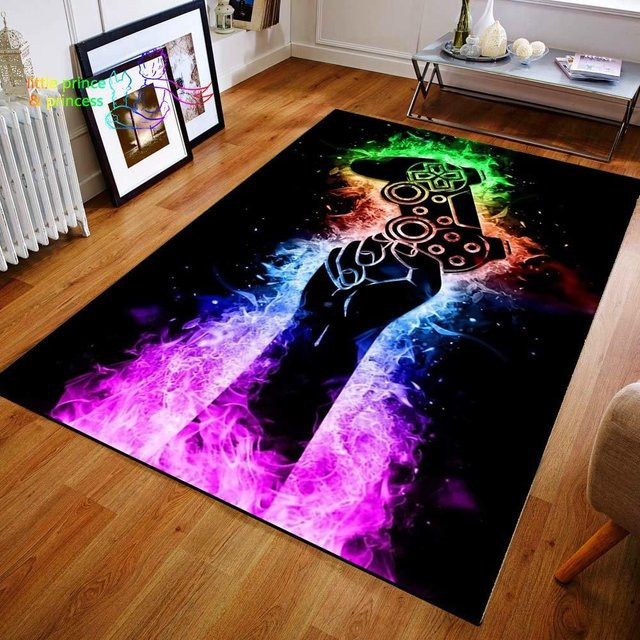Gamer Controller Teppich MacgicZhou mit 3D-Optik, rutschfest und waschbar, B/T: 60 x 40 cm, Mehrfarbig - Bild 1