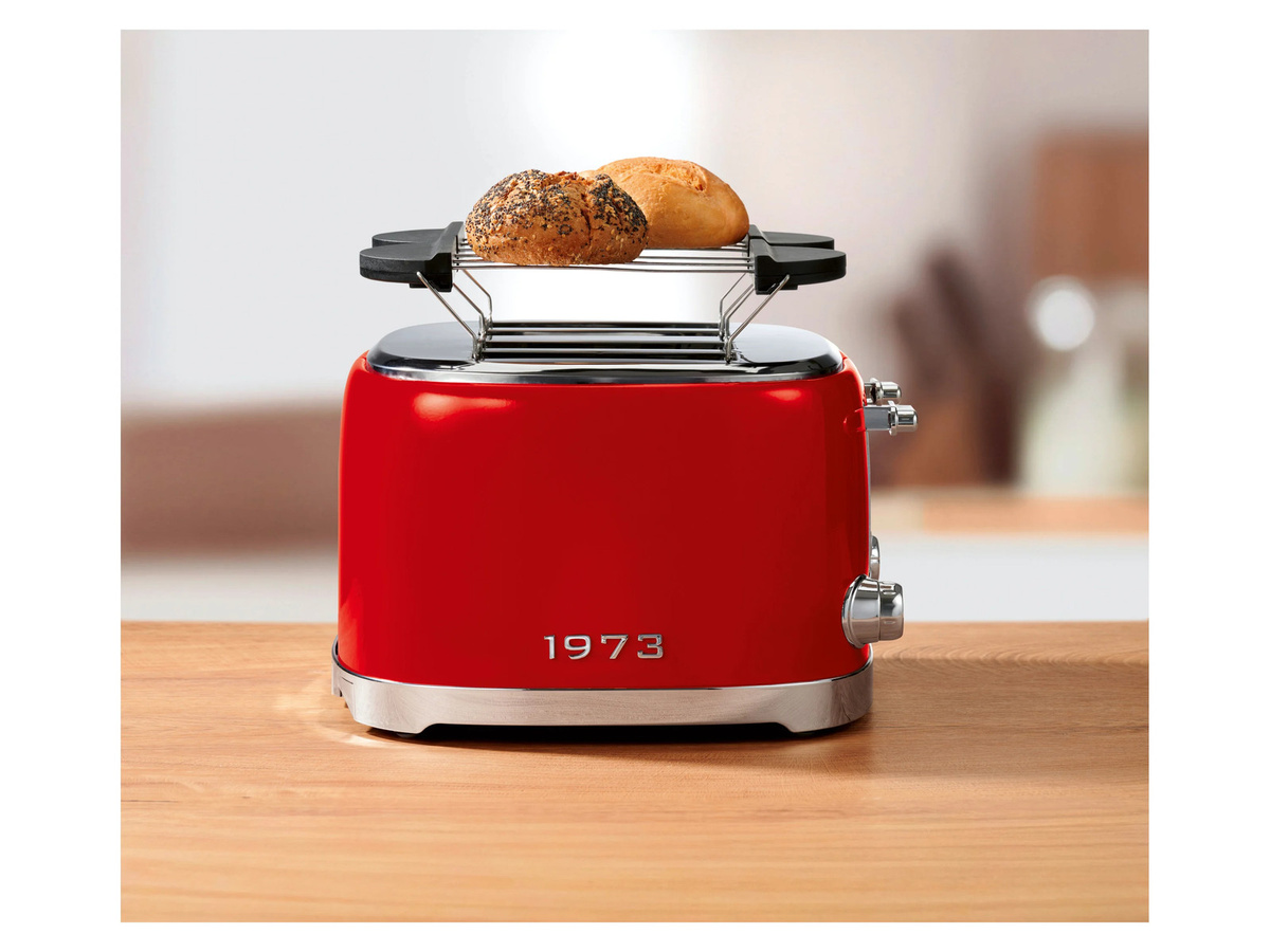SILVERCREST Vierschlitz-Toaster SVTR 1900 A1 in Rot mit Timer und Auto-Abschaltfunktion - Bild 2